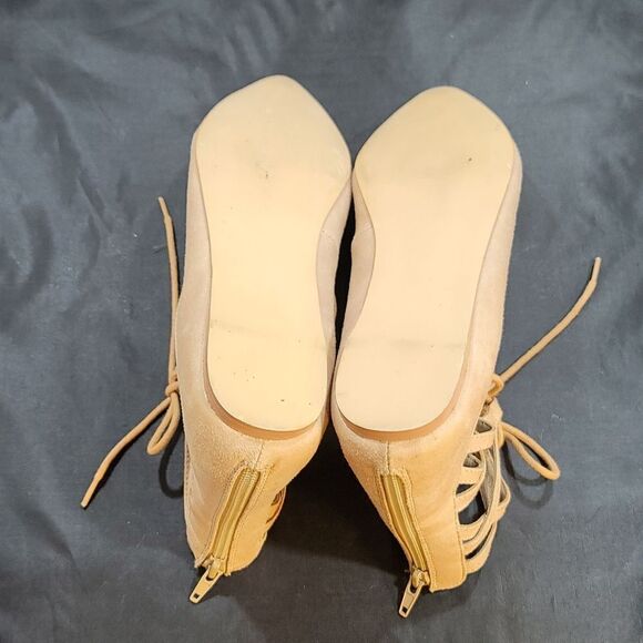 BRAND NEW COCONUT BY MATISSE POINTED TOE LACE UP WOMEN'S BALLET FLAT SHOE - Picture 8 of 14